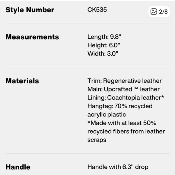 Coach Ergo Bag In Checkerboard Upcrafted Leather - Picture 7 of 7